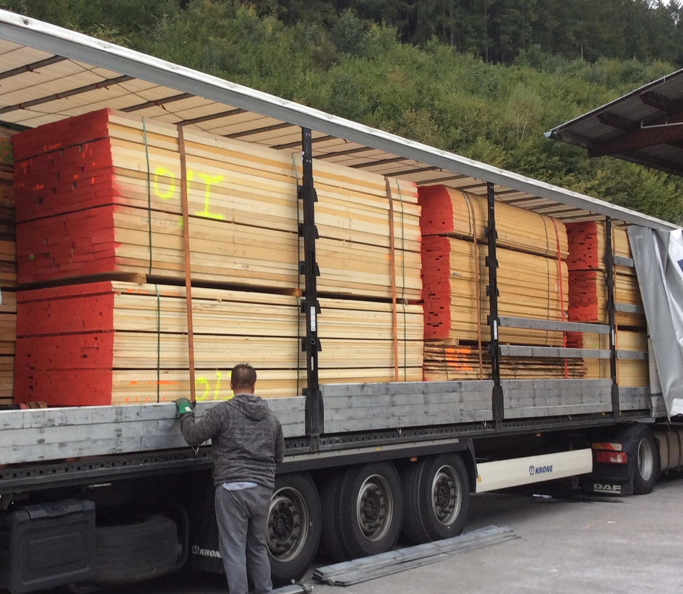 LKW von Riegler Timber Trading